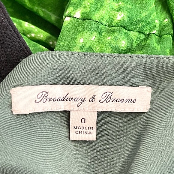 Gorgeous Madewell BROADWAY & BROOME silk chiffon abstract dress! - Picture 12 of 13